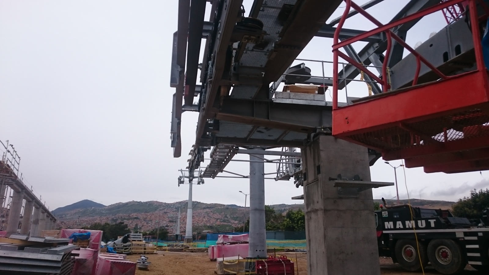 Estación del sistema Transmicable en Ciudad Bolívar, Bogotá